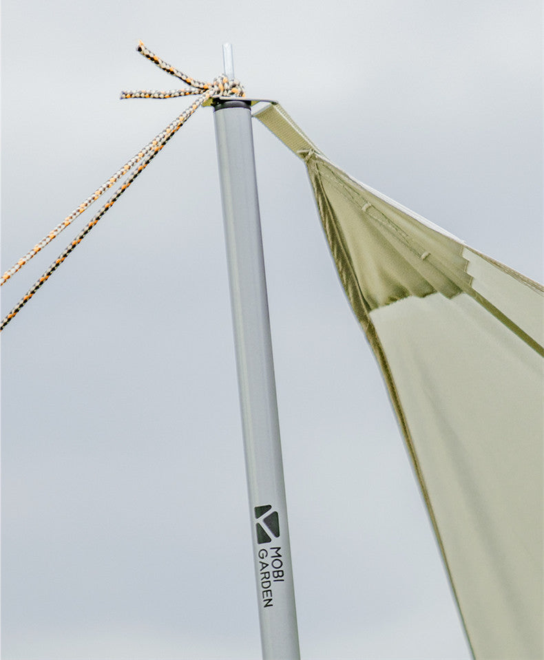 MU Gaodi Auvent extérieur imperméable à la Pluie Tente légère équipement de Camping de Luxe auvent en Tissu Oxford résistant aux UV