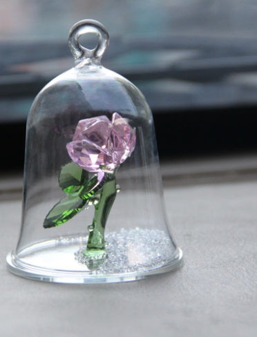 Rosace de couverture en verre cristal