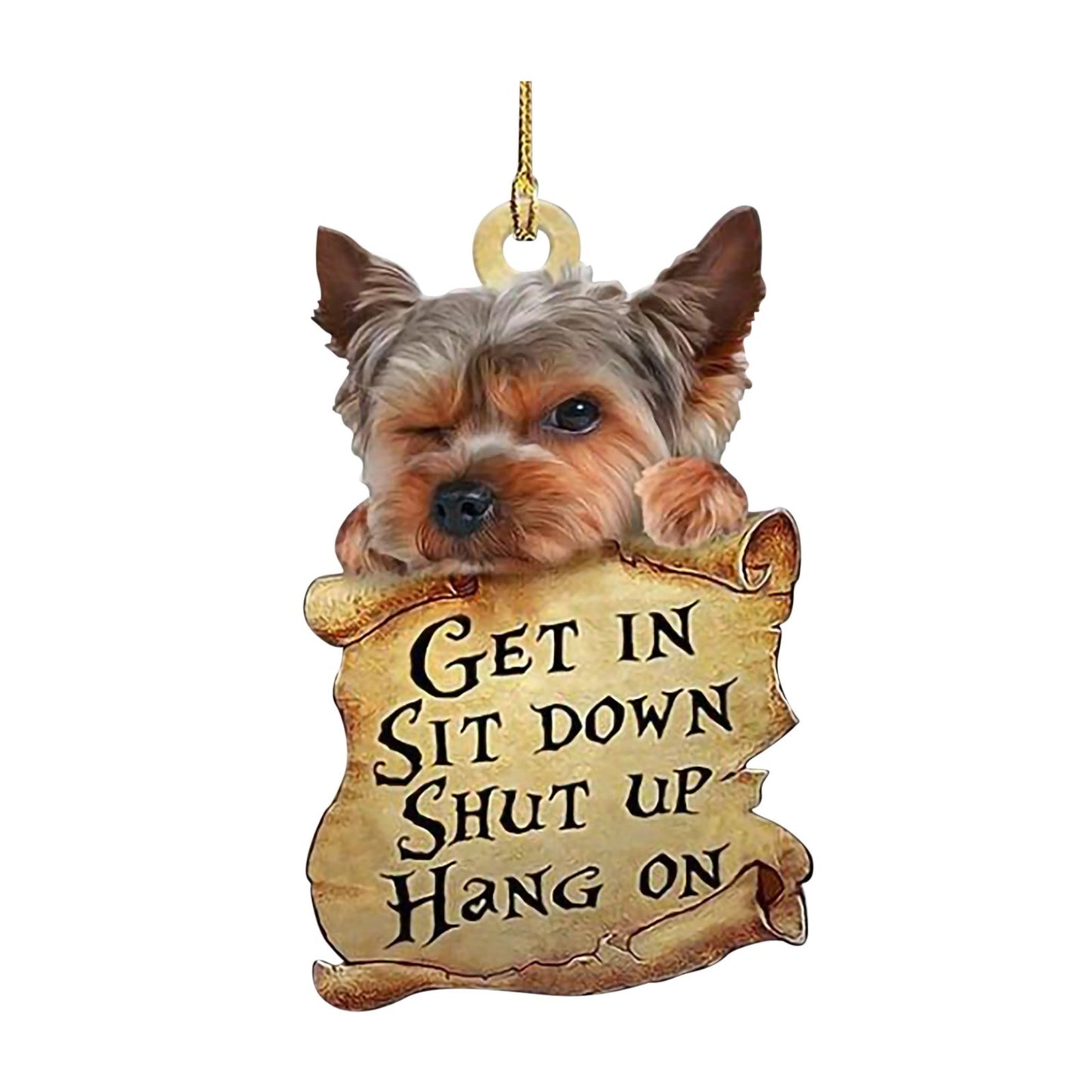 Pendentif chien de voiture, accessoires de sac à dos de clé de voiture