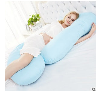Almohada de maternidad multifuncional en forma de U, almohada de cintura para mujeres embarazadas, almohada de lactancia, almohada para dormir de lado 