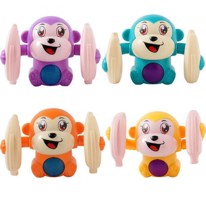 Jouets pour bébés, singe électrique, Puzzle musical léger, son à bascule, jouets éducatifs précoces pour enfants, cadeaux