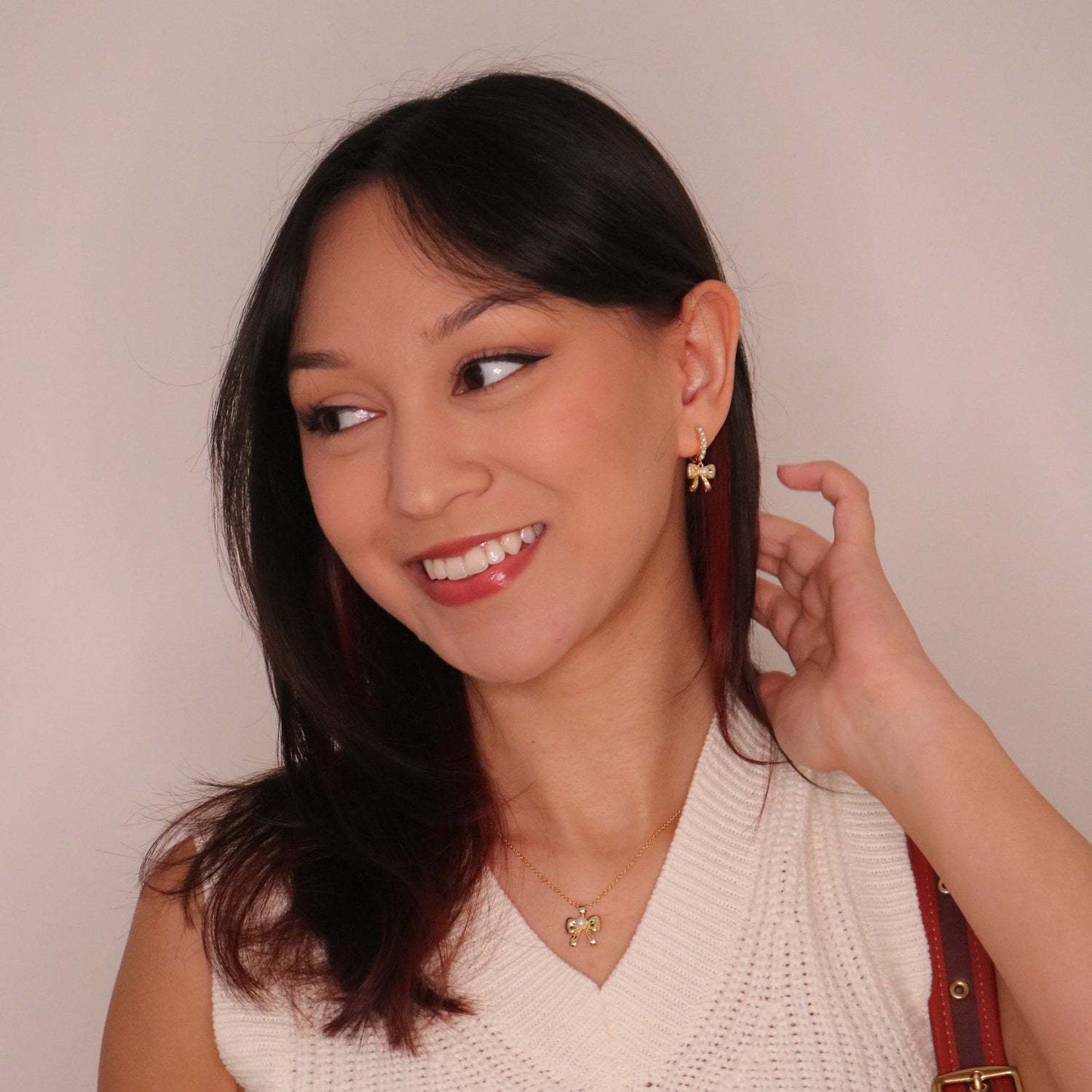 Collier à nœud pour femmes, chaîne de clavicule assortie avec tout