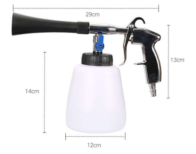 Pistolet à mousse de nettoyage de voiture, nettoyeur haute pression, pistolet de nettoyage en profondeur intérieur et extérieur portable