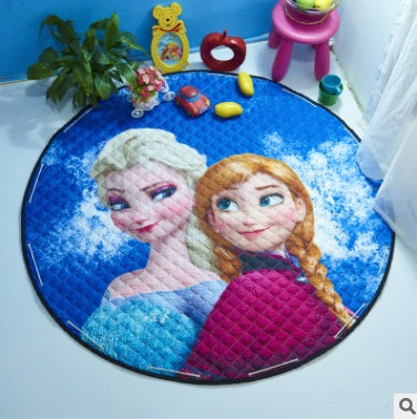 Tapis de rangement pour voiture en coton, modèles d'explosion Ins, tapis de rangement pour jouets, sortie ronde, tapis d'escalade pour enfants, sac de rangement