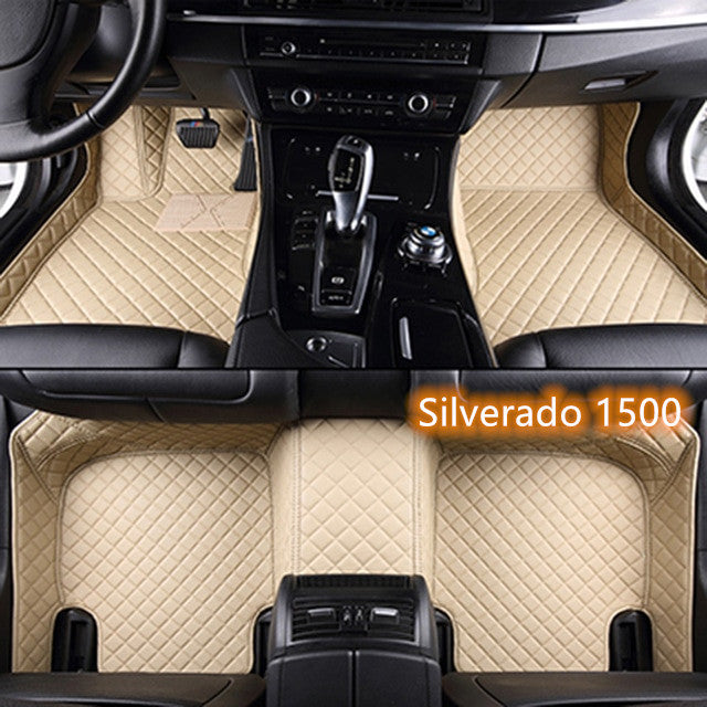 Alfombrilla de cuero para coche completamente rodeada, protección para todo tipo de clima
