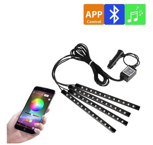 Lumière d'ambiance pour application de voiture