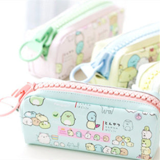 Trousse à crayons créative simple et mignonne en forme d'animal d'angle