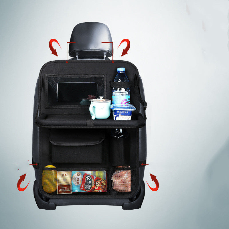 Sac de rangement pour dossier de siège de voiture multifonction