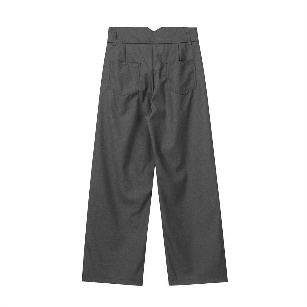 Men's Fashion Special-interest High-grade Casual Pants Straight-leg Trousers