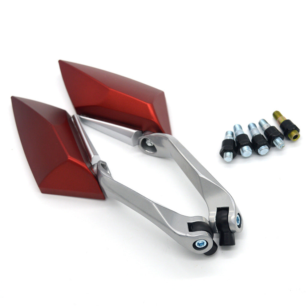 Losange en aluminium pour rétroviseur de moto