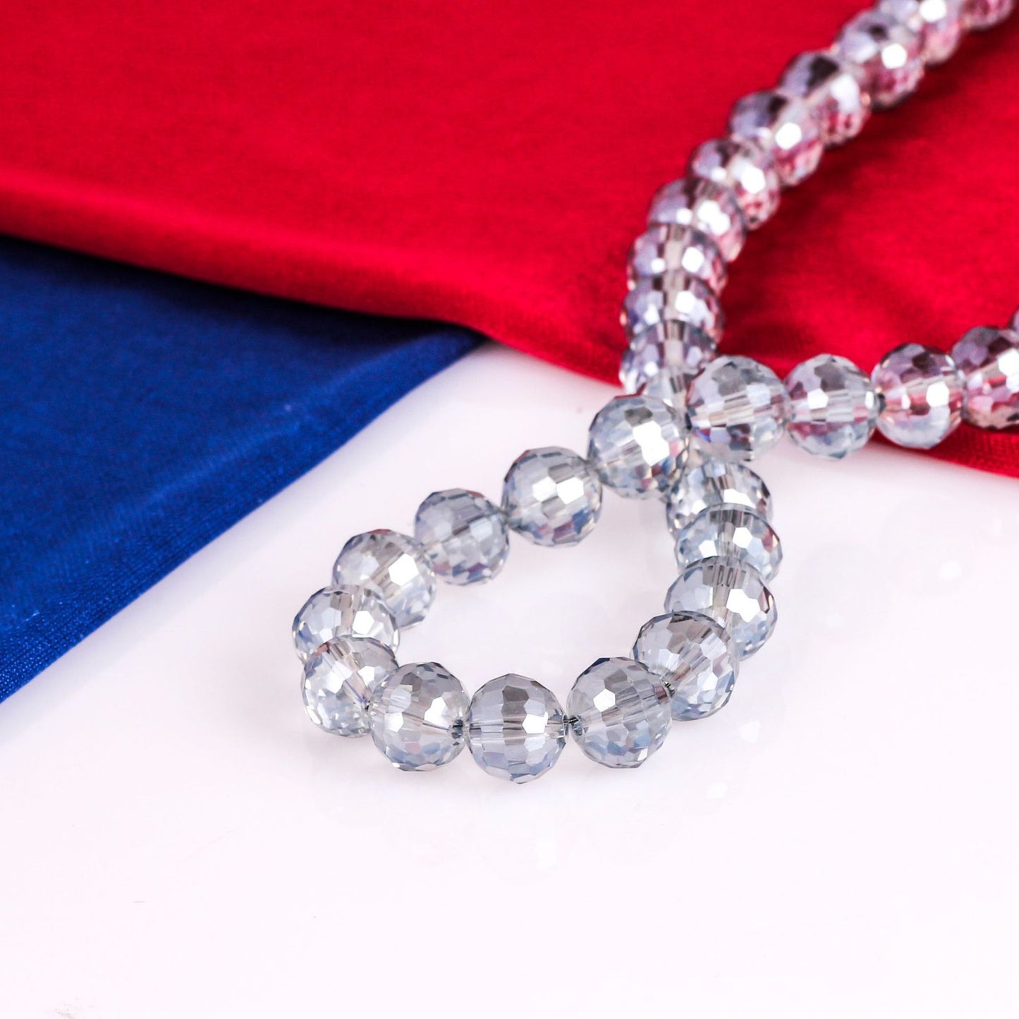 Accessoires de coiffure de mariée galvanisés, matériel d'ornement, perles coupées