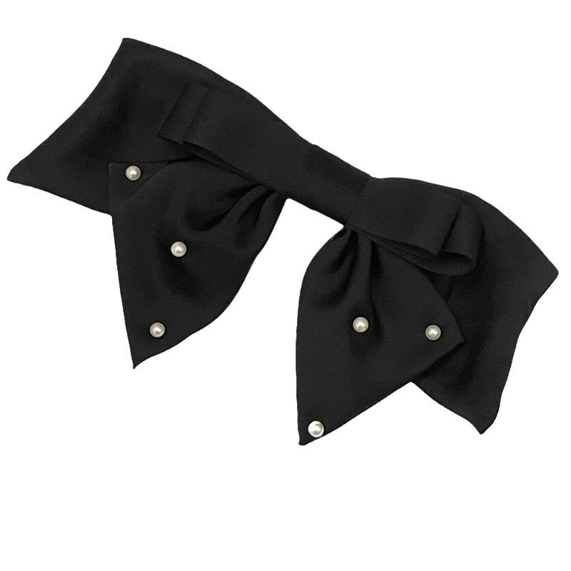 High End Satin Bow Hair Clip
