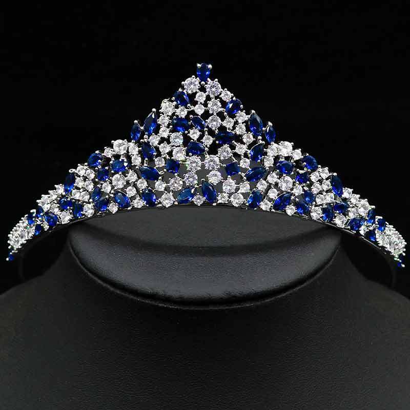 Ensemble de boucles d'oreilles et collier en Zircon brillant, simple et gracieux