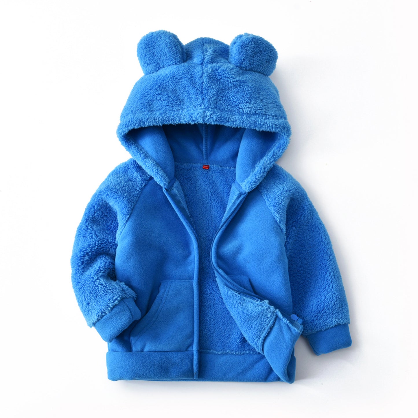 Cardigan coréen pour filles, veste polaire à capuche pour enfants