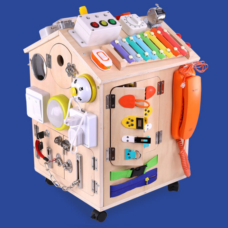 Juguetes de entrenamiento de enfoque para niños Montessori Busyboard