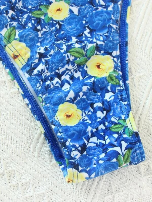 Maillot de bain bikini dos européen et américain pour dames