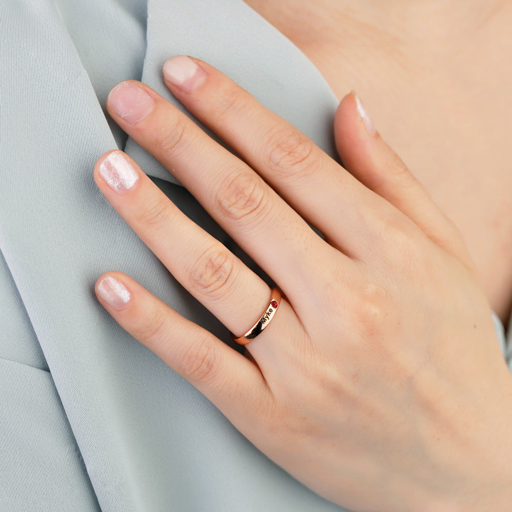 European And American Titanium Steel Ring