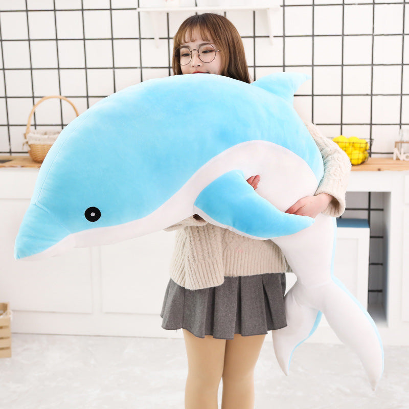 Jeu en peluche dauphin