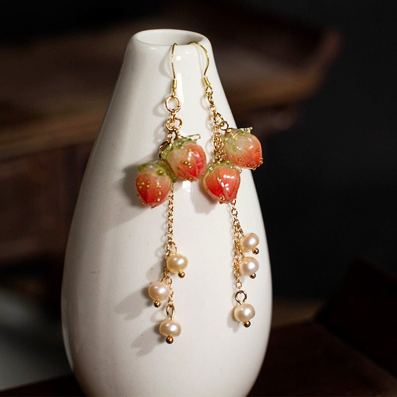 Pendientes Hanfu de estilo antiguo de viento ligero