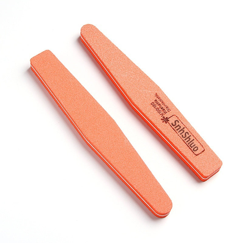 Barra de lijado de doble cara para implemento de manicura