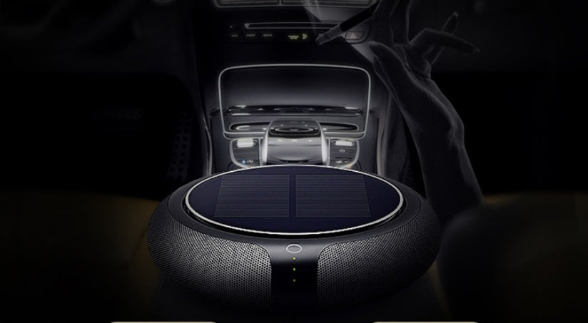 Purificateur d'air solaire pour voiture, élimine le formaldéhyde et les odeurs, les ions négatifs