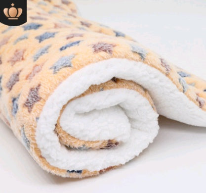 Tapis pour animaux de compagnie de chien de couvertures de chat mignon