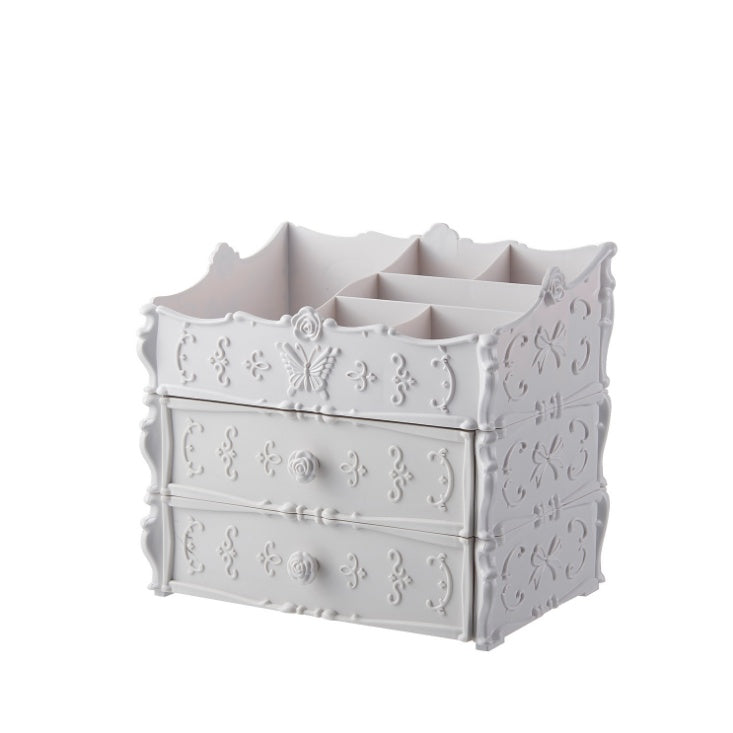 Organisateur de maquillage Transparent, boîte de rangement de cosmétiques, tiroir de bureau, bacs de rangement de bijoux et de beauté, rouge à lèvres, cadeaux de noël