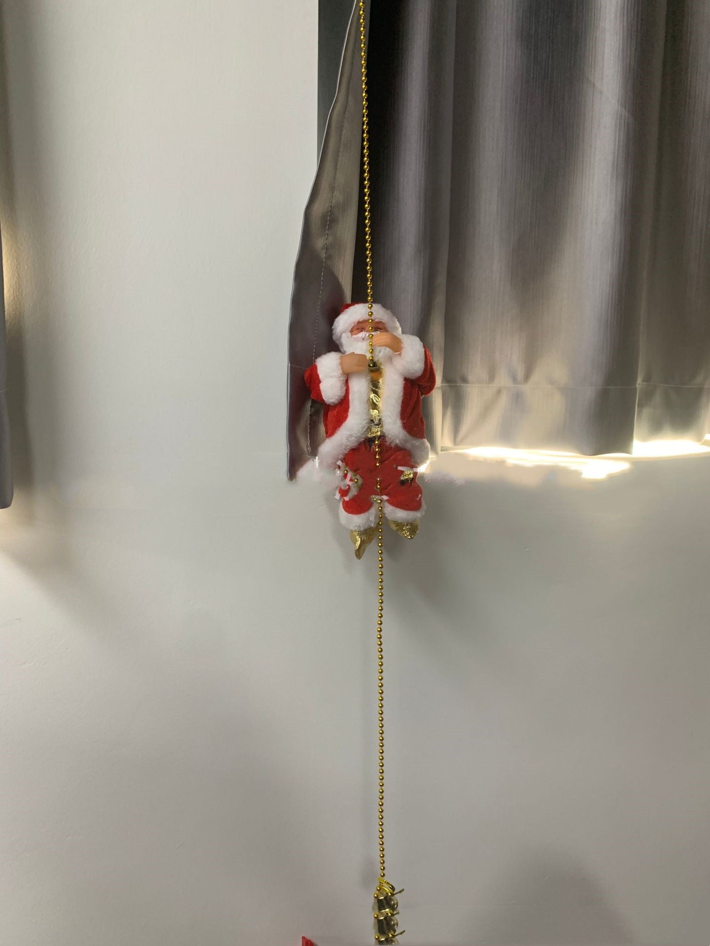 Escalera eléctrica de Papá Noel de plástico