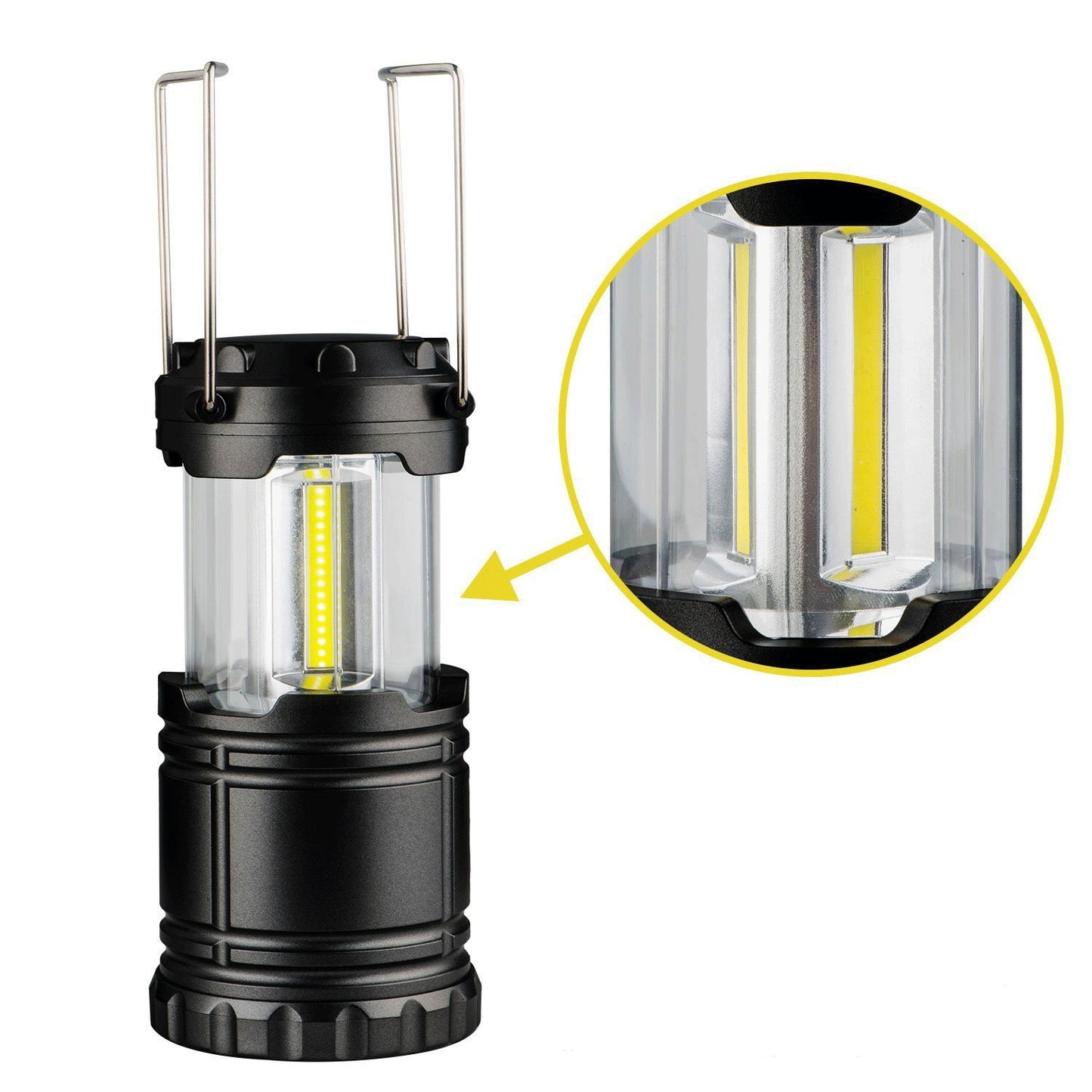 Lampe LED de camping COB avec crochet télescopique portable d'urgence, commerce extérieur direct d'usine, nouvelle collection