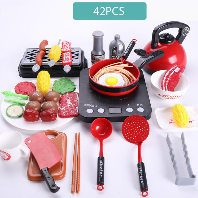Ensemble de jouets de cuisine et de cuisine de simulation pour enfants
