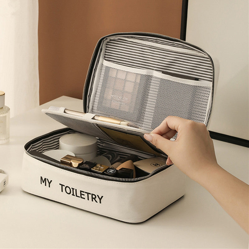 Sac de rangement de maquillage Portable de grande capacité, voyage Simple, nouveau