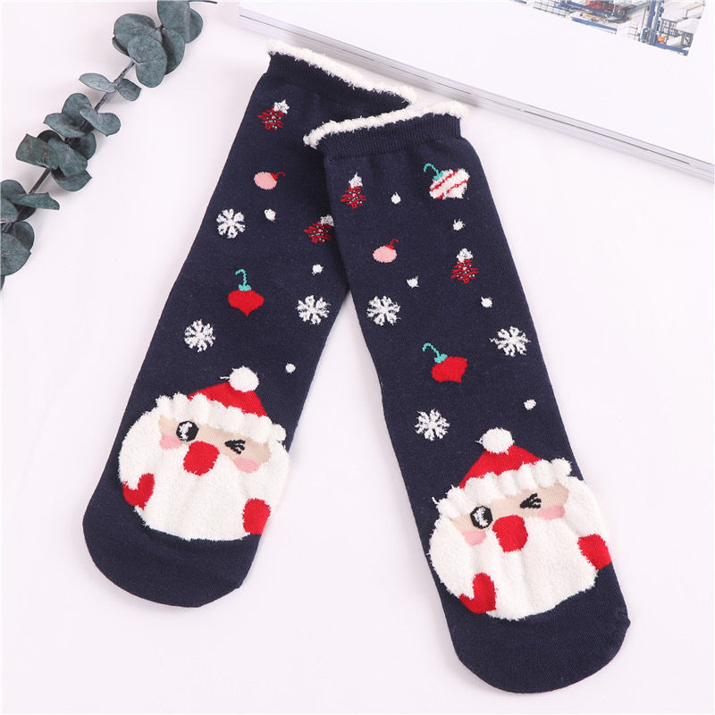 Chaussettes de Noël mignonnes du Père Noël