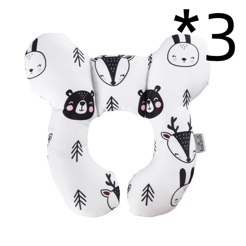 Oreillers de protection pour bébé, coussin de soutien en forme de U pour voyage et voiture