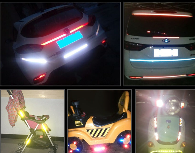 Autocollants réfléchissants pour voiture et moto, autocollants lumineux pour vélo de montagne, autocollant pour corps de roue de vélo, mouche morte