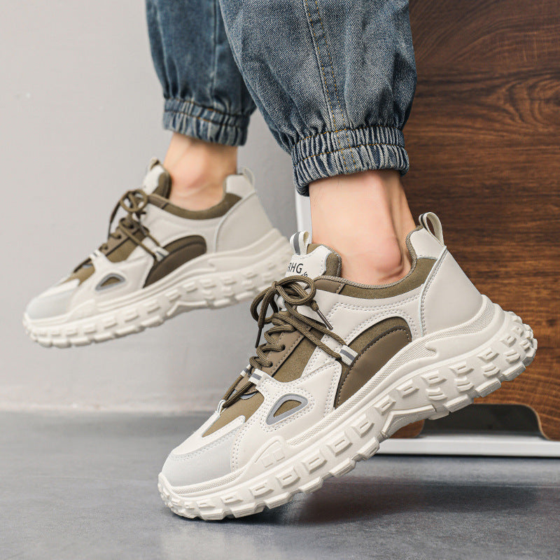 Zapatilla deportiva de ocio con aumento de altura para hombre