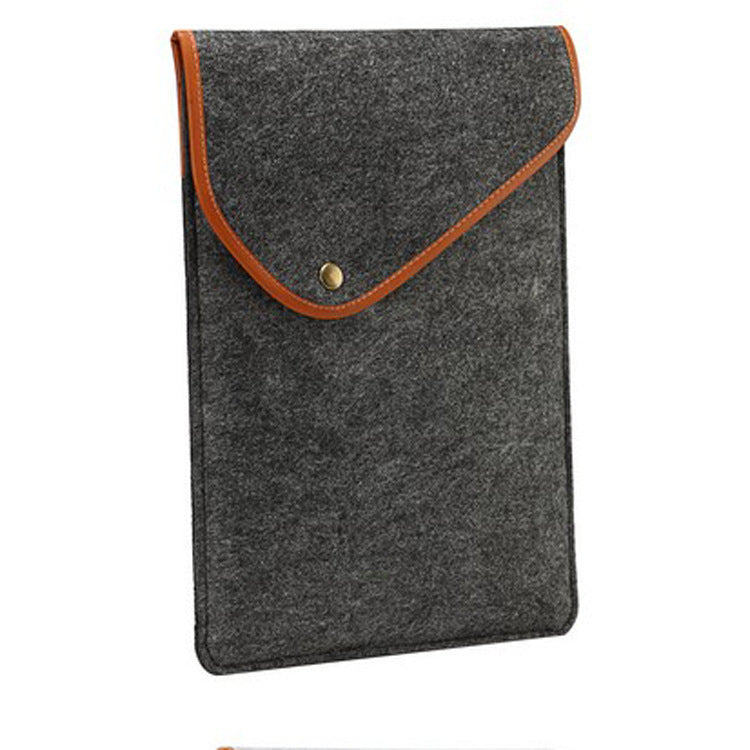 Bolso de fieltro plano para ordenador