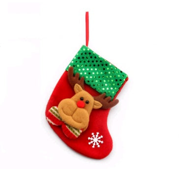 Decoraciones navideñas Calcetines de Papá Noel Colgante para árbol de Navidad Calcetines de Navidad Bolsa de regalo Bolsa de Navidad