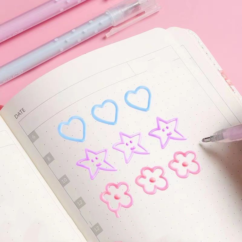 Pluma dispensadora de secado rápido de 20 segundos con tapa dispensadora de color macarrón