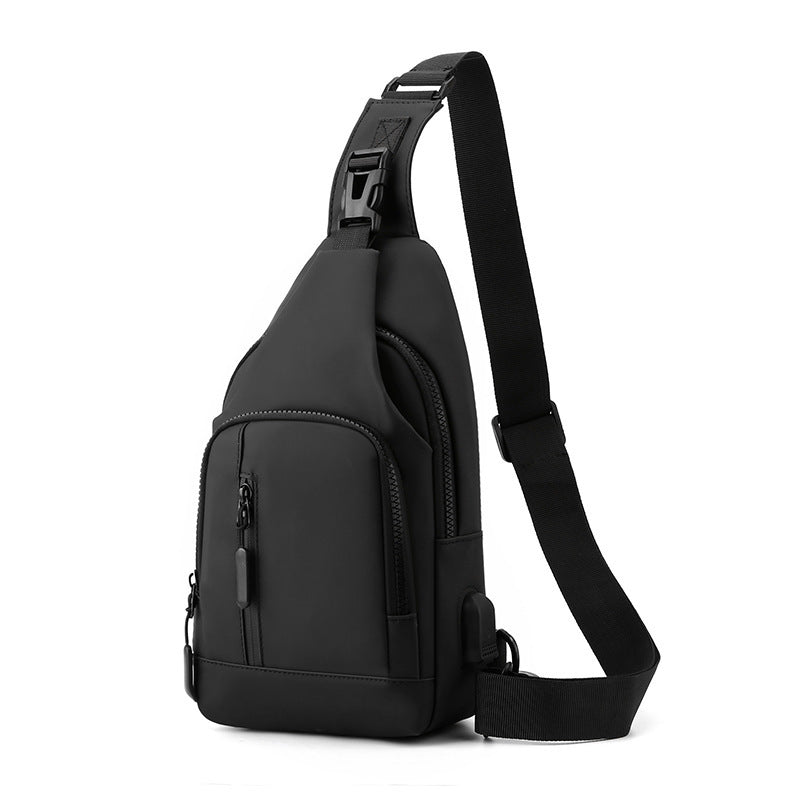 Sac de poitrine multi-compartiments imperméable à l'eau de sport à bandoulière