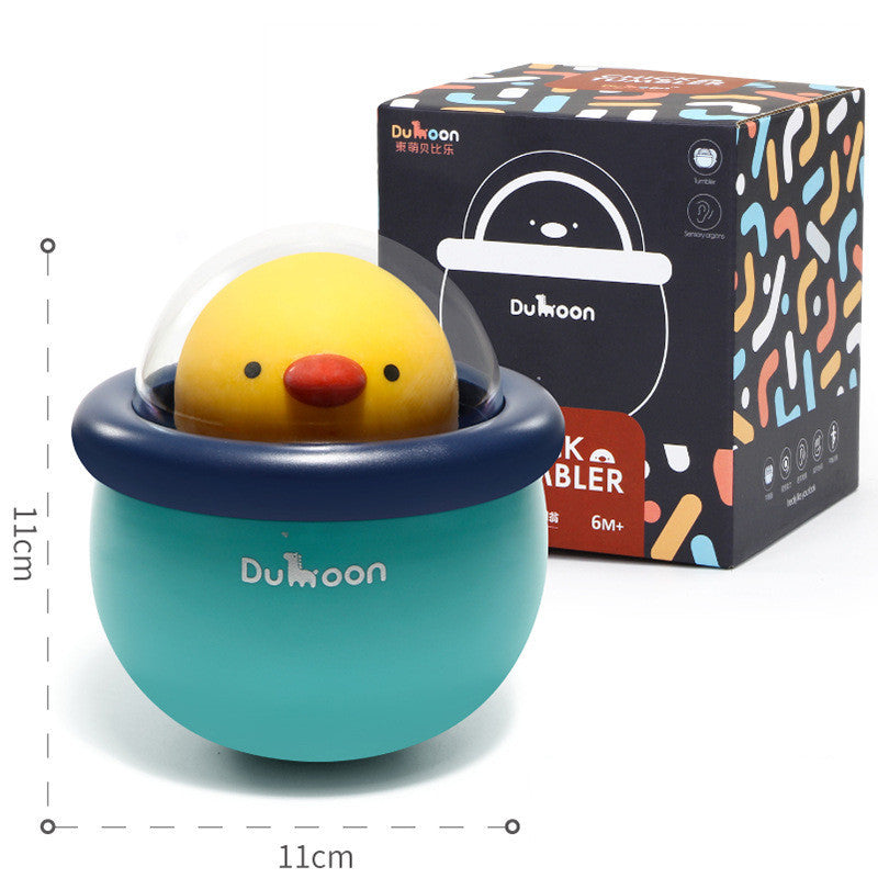 Pequeño vaso de pollo lindo, campanas musicales para bebés, juguetes educativos para educación temprana, sonajero para bebés