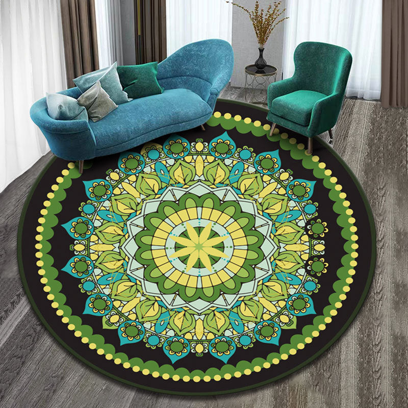 Alfombra étnica mandala