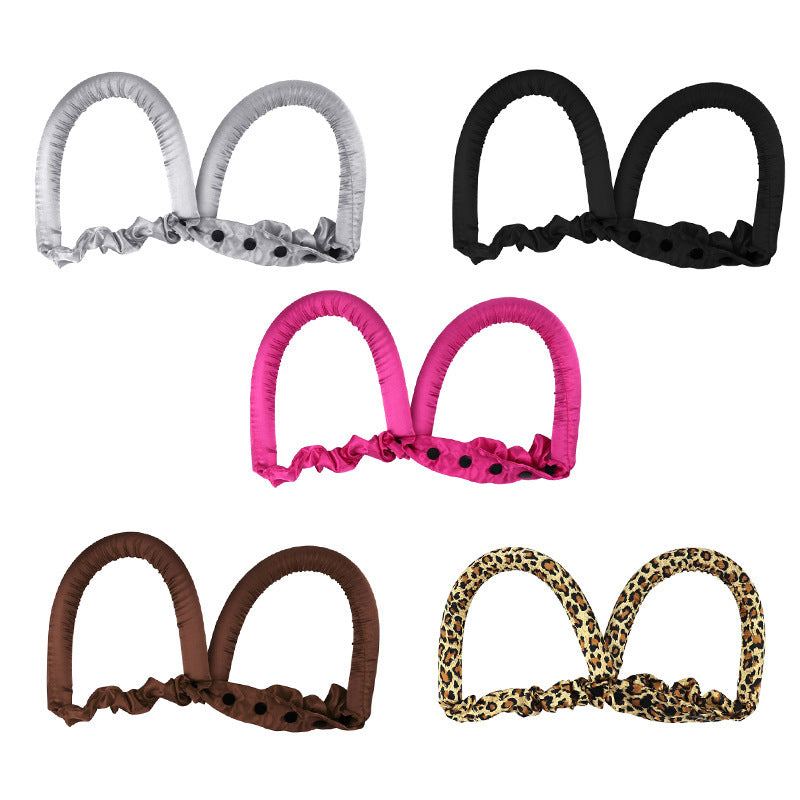 Rizador de pelo perezoso para dormir, bigudíes de pelo con ondas grandes, tipo botón de esponja, rizador de pelo de goma sin calor