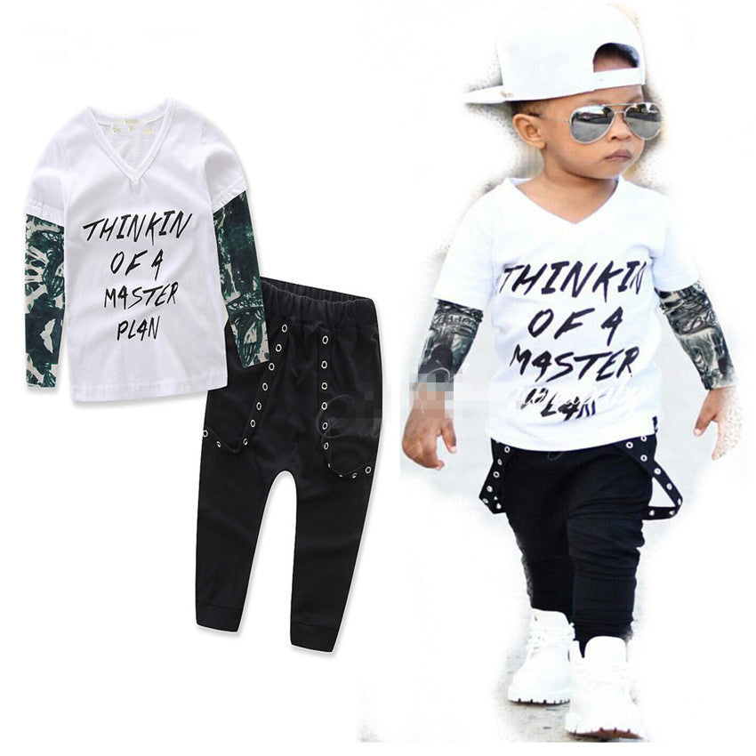 Ropa infantil niño malla verde
