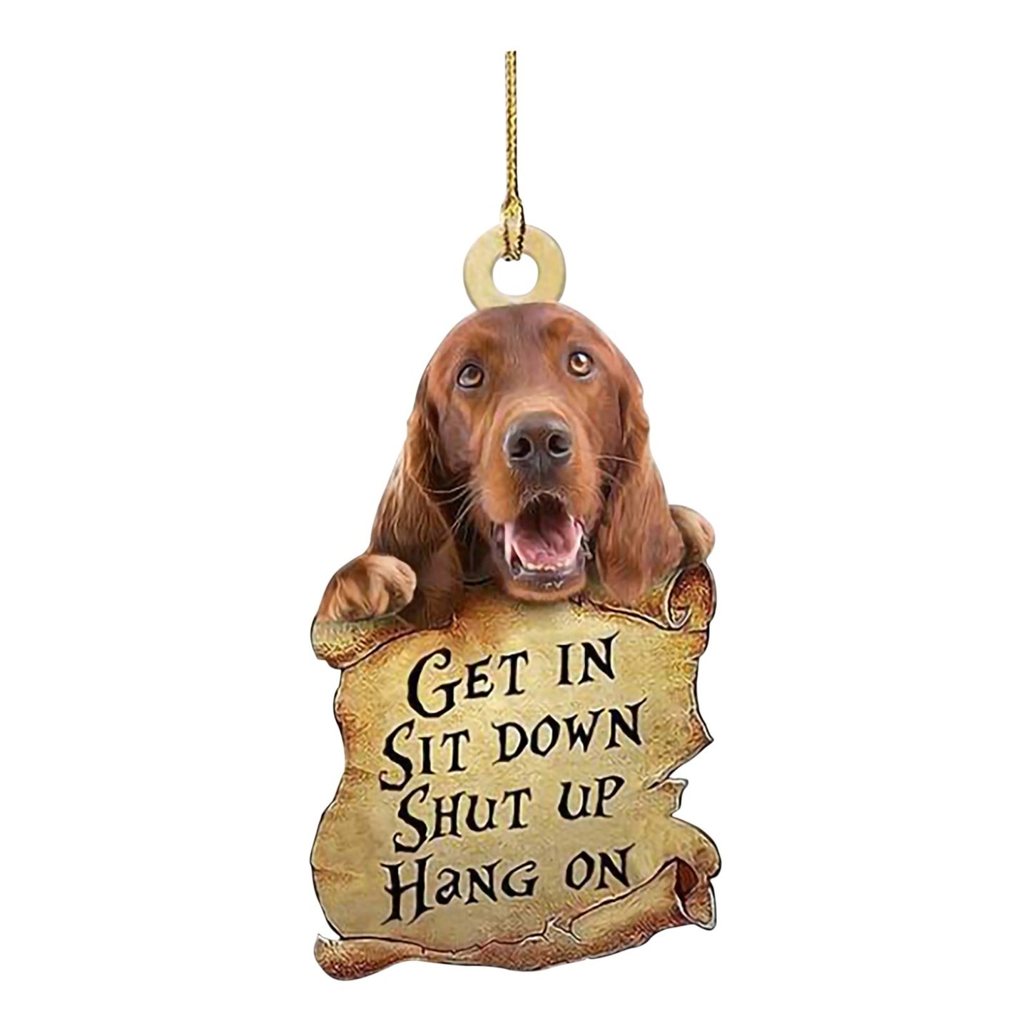 Pendentif chien de voiture, accessoires de sac à dos de clé de voiture
