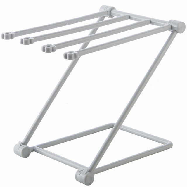 Étagère pliable pour torchons, accessoires de cuisine, organisateur de gadgets 