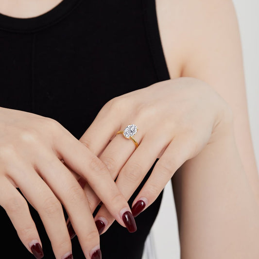 S925 Sterling Silver Zircon Ring For Women