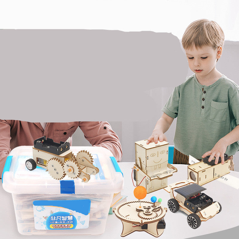 Science physique et technologie petit kit de production équipement pack de matériaux expérimentaux