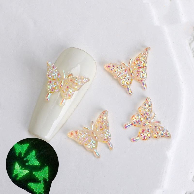 Aurora Butterfly Nail Accessories