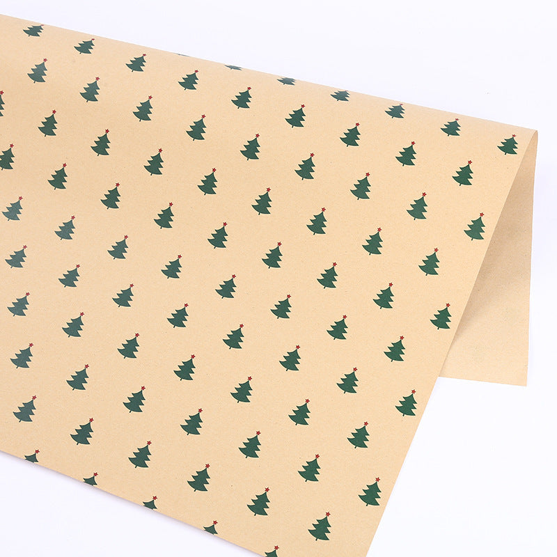 Papier d'emballage épais pour cadeaux de Noël