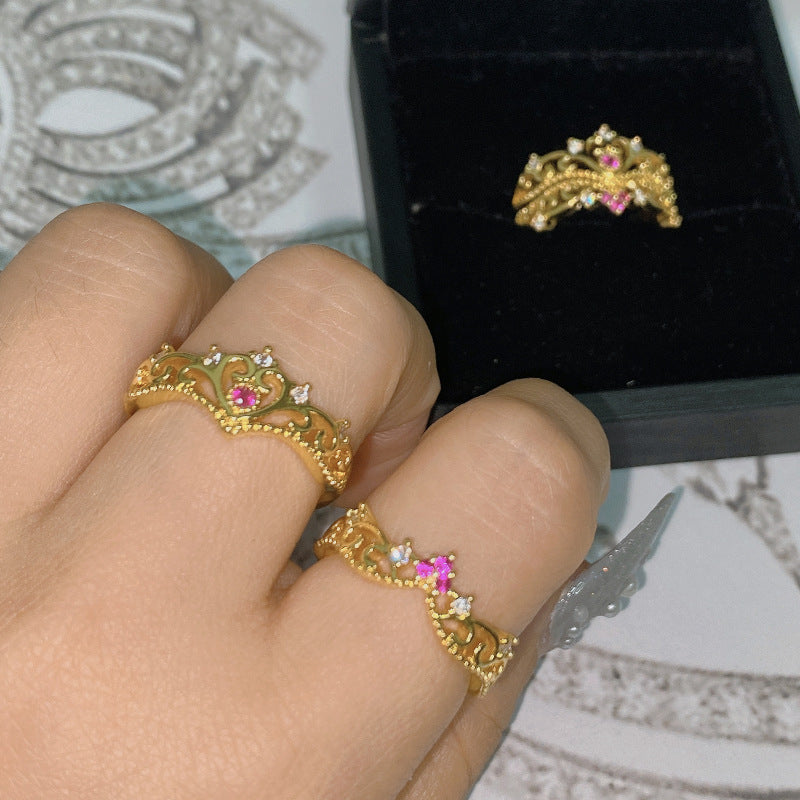 Anillo de niña azul océano suave de Wendy's Life medieval